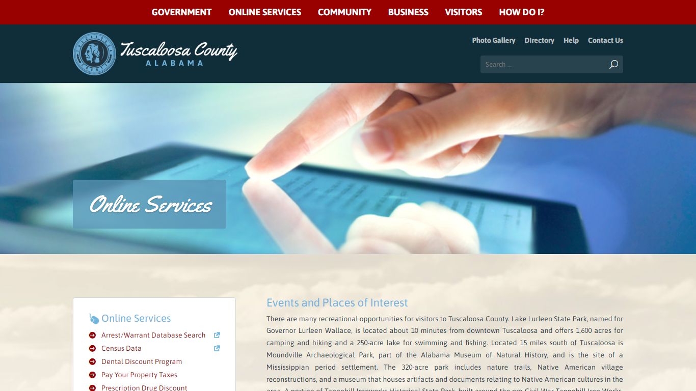 Online Services - Tuscaloosa County Alabama